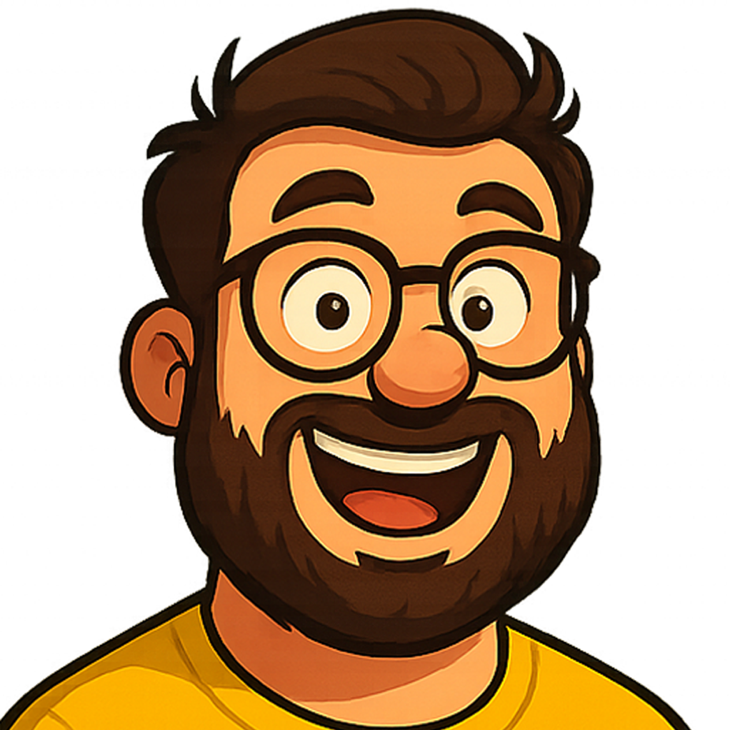 Cartoon portrait of Mehmet Emin Tuğlu
